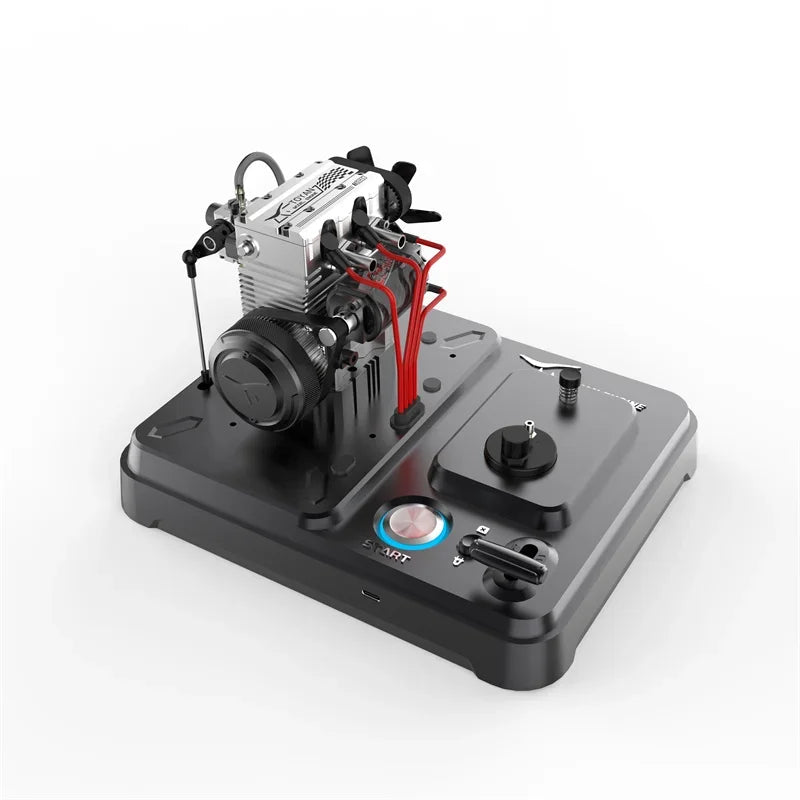 Toyan 2 Cylinder Engine Model With Metal Base