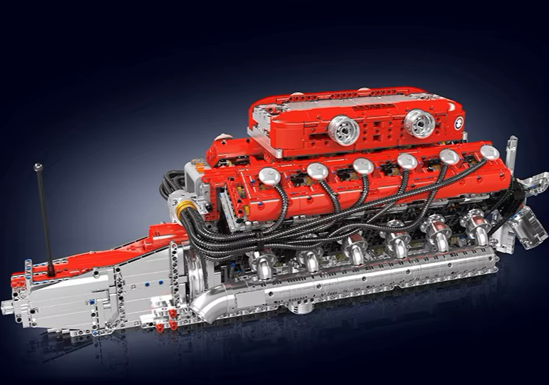 Electric V12 Engine Model Kit