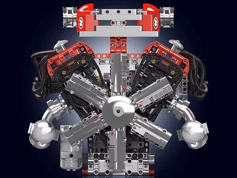 Electric V12 Engine Model Kit