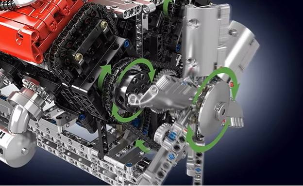 Electric V12 Engine Model Kit