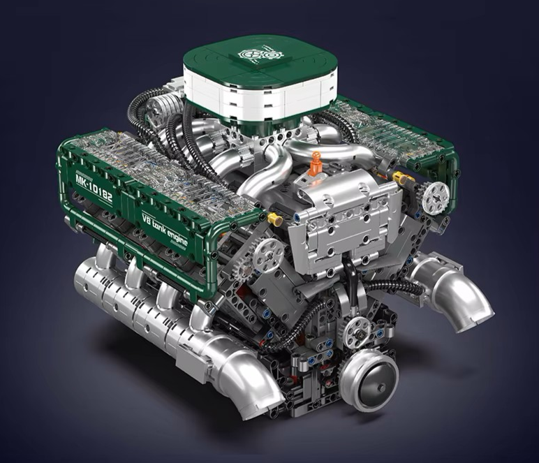 Electric V8 Tank Diesel Engine Kit