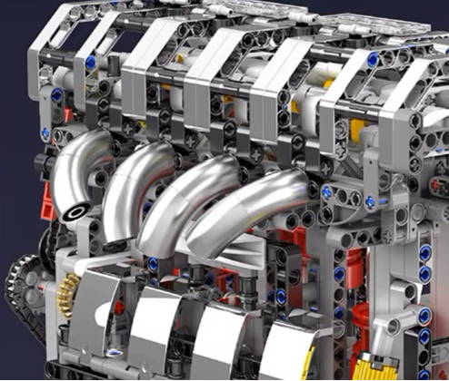 Electric I4 Engine Model Kit