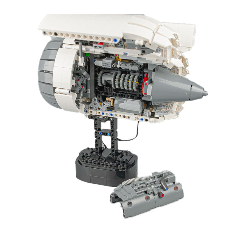 Electric Single Spool Turbofan Aircraft Display Engine Model