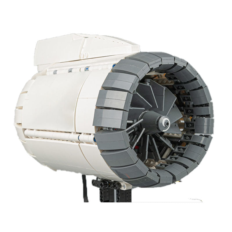 Electric Single Spool Turbofan Aircraft Display Engine Model