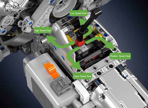 Electric Quad Turbo W16 Engine Model Kit