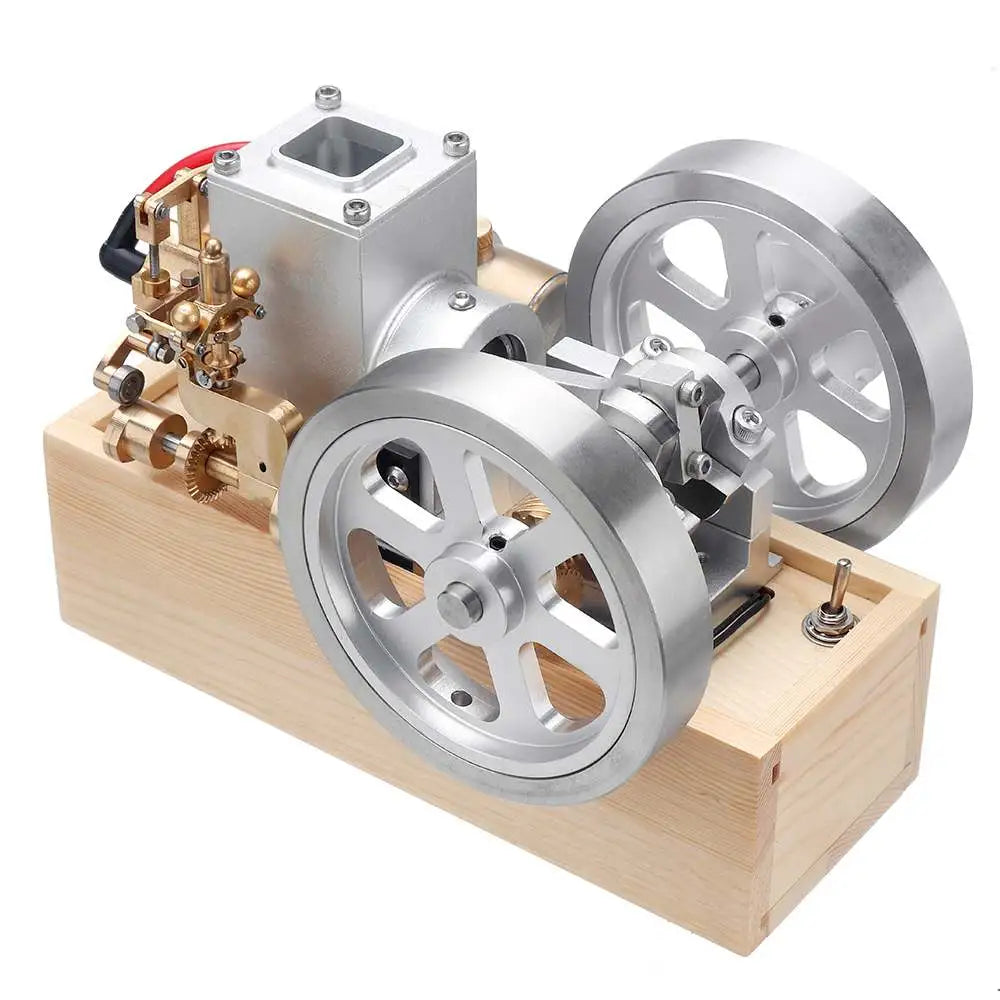 Hit & Miss Gas Engine - Full Metal Combustion Model With Stand