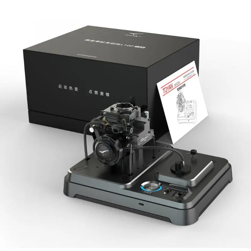 Toyan 1 Cylinder Transparent Engine Model With Metal Base