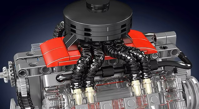 Electric LSX V8 Engine Model Kit