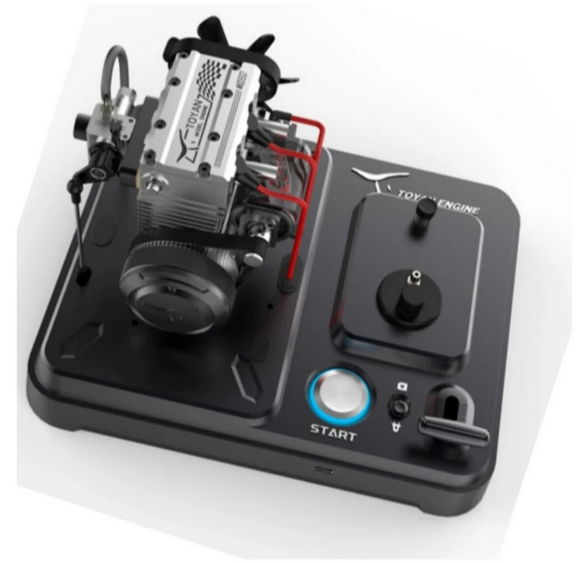 Toyan 2 Cylinder Engine Model With Metal Base